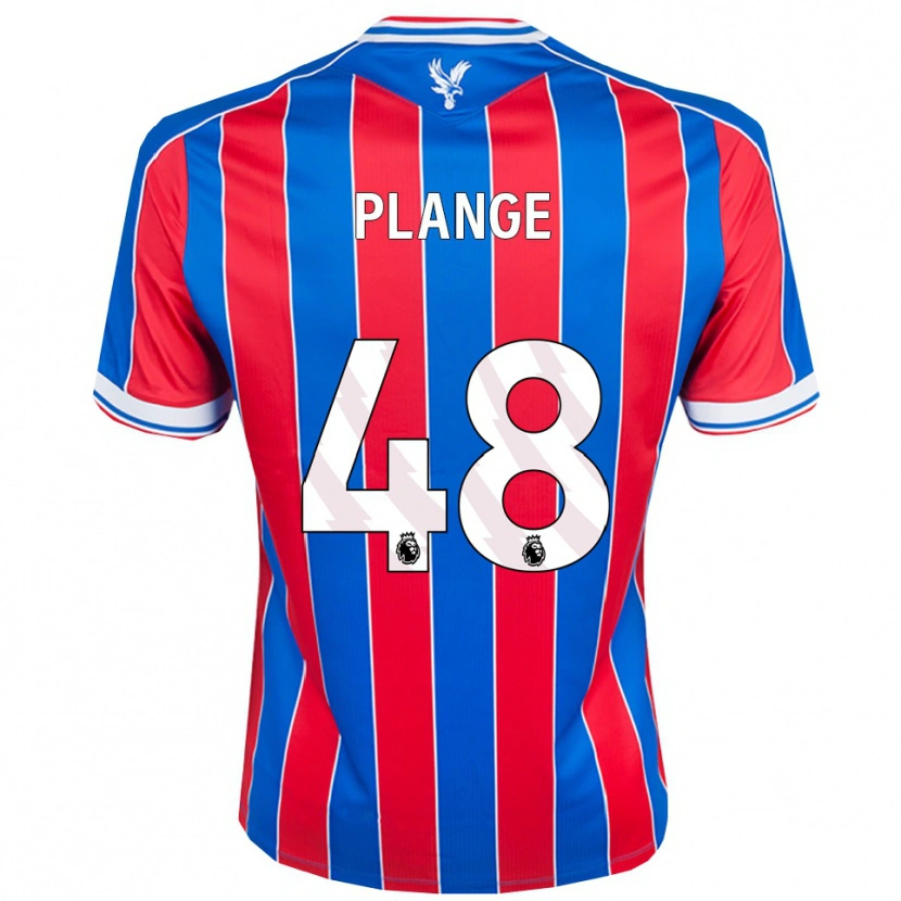 Danxen Herren Luke Plange #48 Blau Rot Weiß Heimtrikot Trikot 2025/26 T-Shirt Schweiz