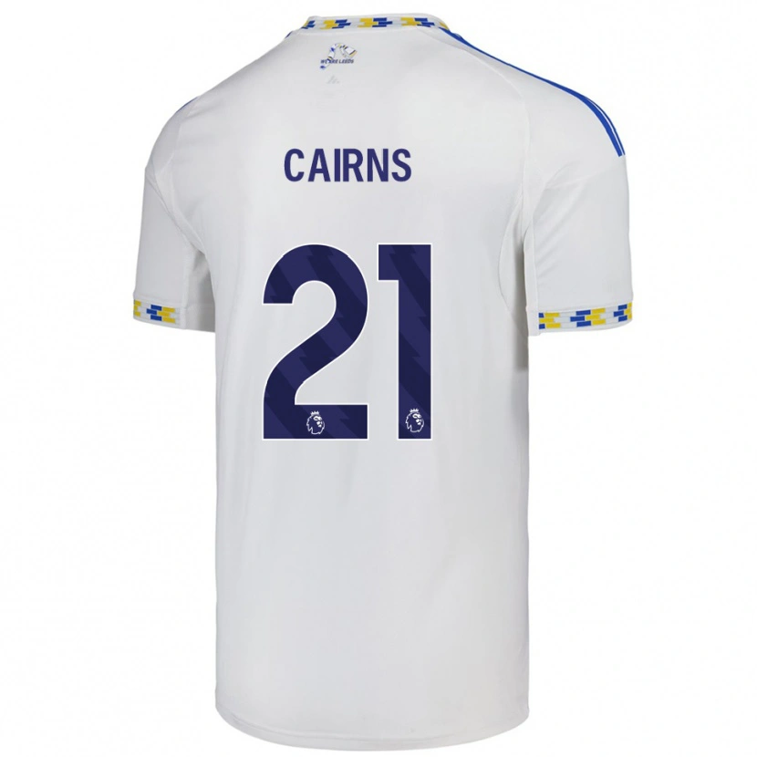 Danxen Herren Alex Cairns #21 Weiß Blau Heimtrikot Trikot 2025/26 T-Shirt Schweiz