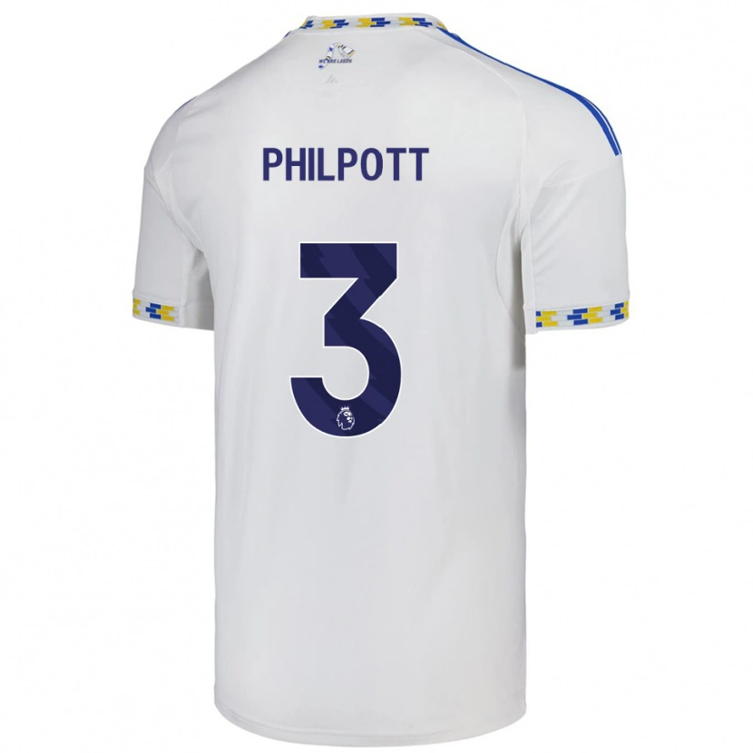 Danxen Herren Louie Philpott #3 Weiß Blau Heimtrikot Trikot 2025/26 T-Shirt Schweiz