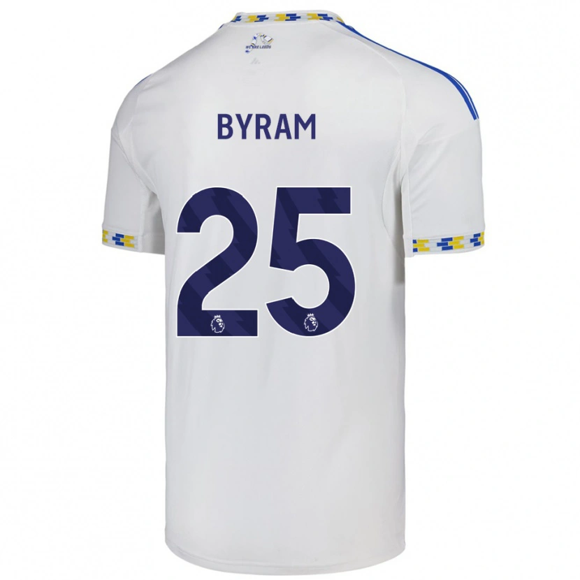 Danxen Herren Sam Byram #25 Weiß Blau Heimtrikot Trikot 2025/26 T-Shirt Schweiz