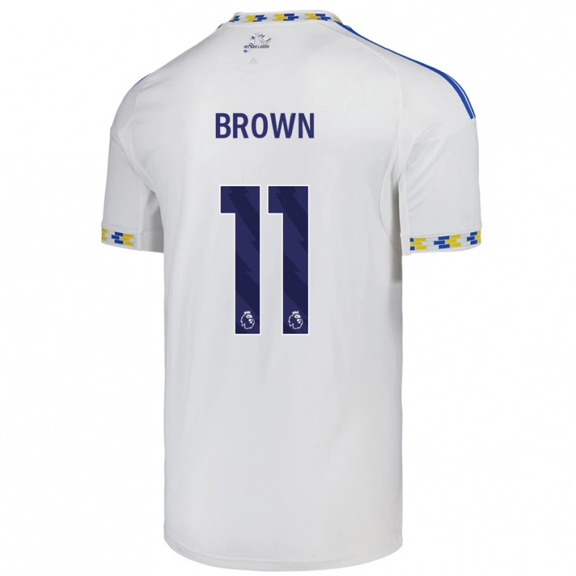 Danxen Herren Abbie Brown #11 Weiß Blau Heimtrikot Trikot 2025/26 T-Shirt Schweiz