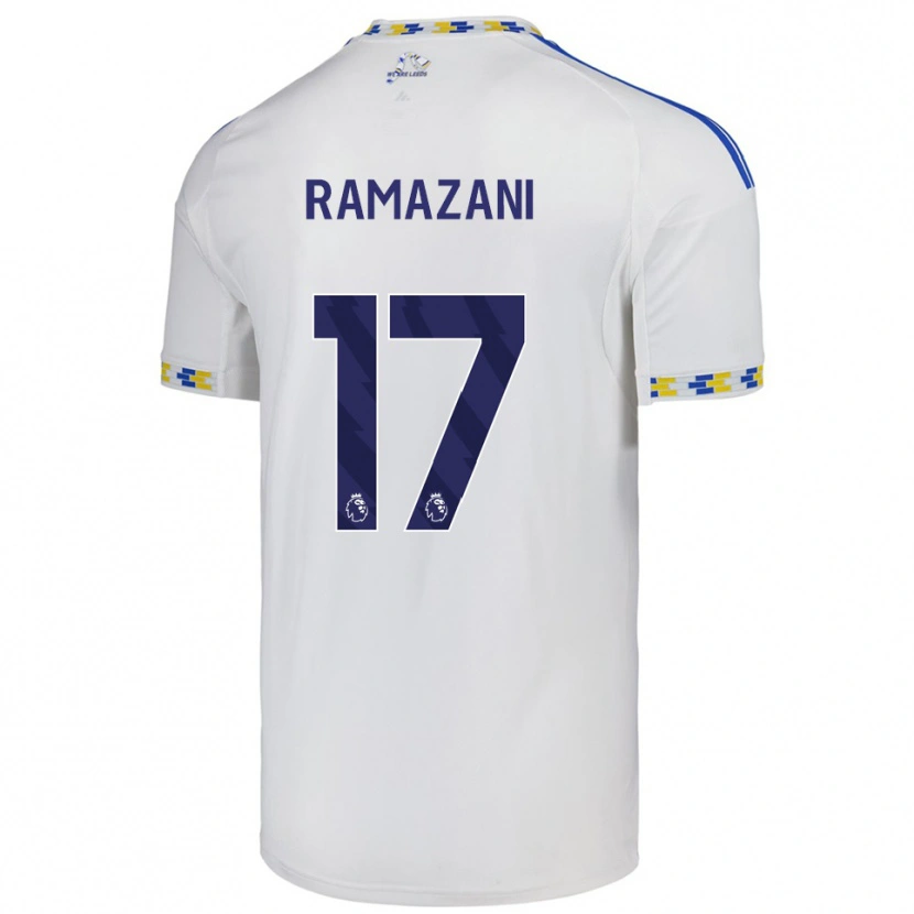 Danxen Herren Largie Ramazani #17 Weiß Blau Heimtrikot Trikot 2025/26 T-Shirt Schweiz
