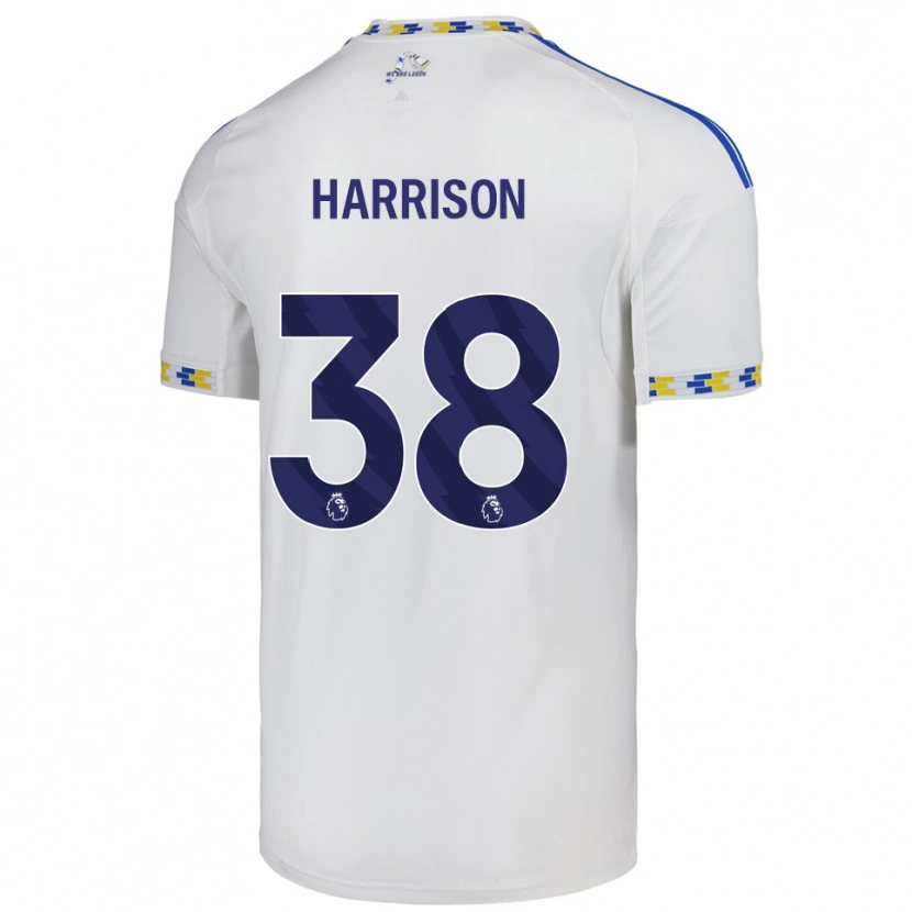 Danxen Herren Jack Harrison #38 Weiß Blau Heimtrikot Trikot 2025/26 T-Shirt Schweiz