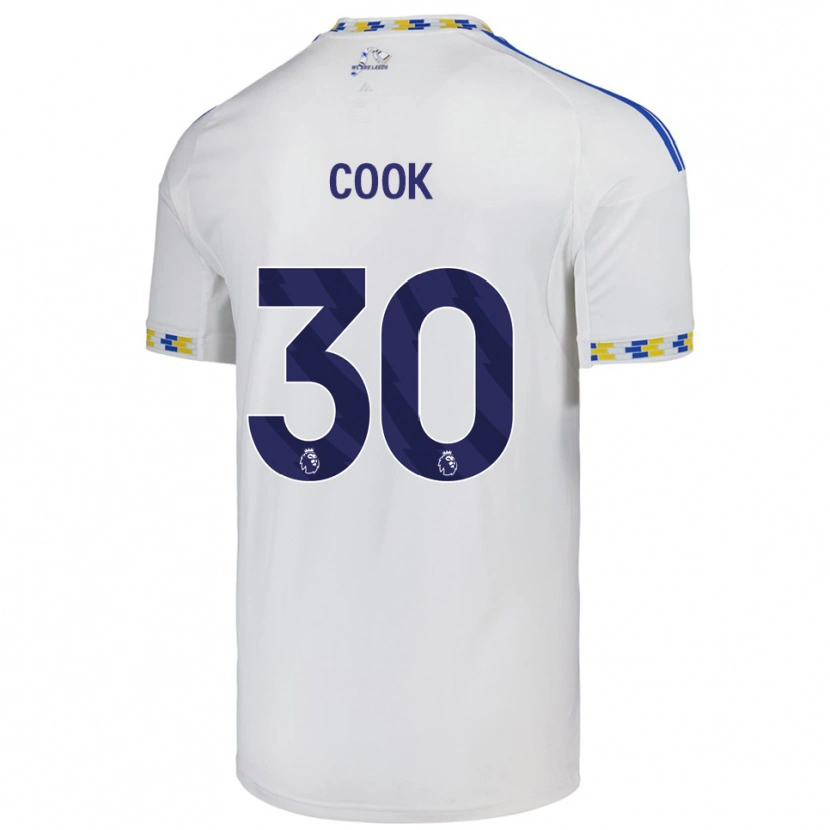 Danxen Herren Robbie Cook #30 Weiß Blau Heimtrikot Trikot 2025/26 T-Shirt Schweiz