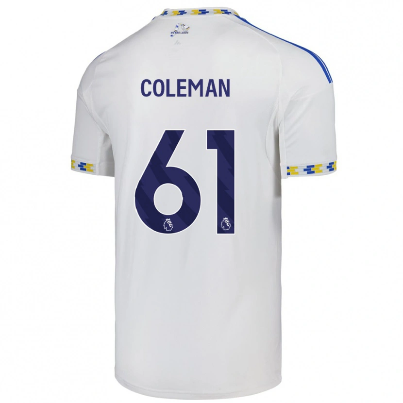 Danxen Herren Cian Coleman #61 Weiß Blau Heimtrikot Trikot 2025/26 T-Shirt Schweiz