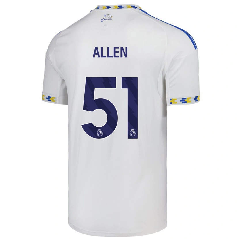 Danxen Herren Charlie Allen #51 Weiß Blau Heimtrikot Trikot 2025/26 T-Shirt Schweiz