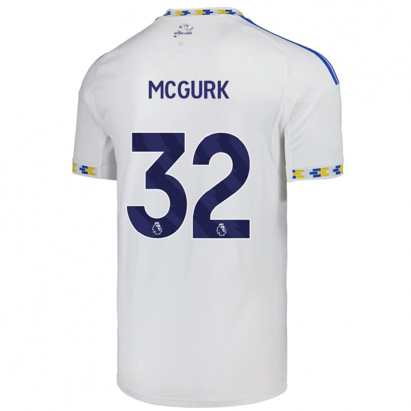 Danxen Herren Sean Mcgurk #32 Weiß Blau Heimtrikot Trikot 2025/26 T-Shirt Schweiz