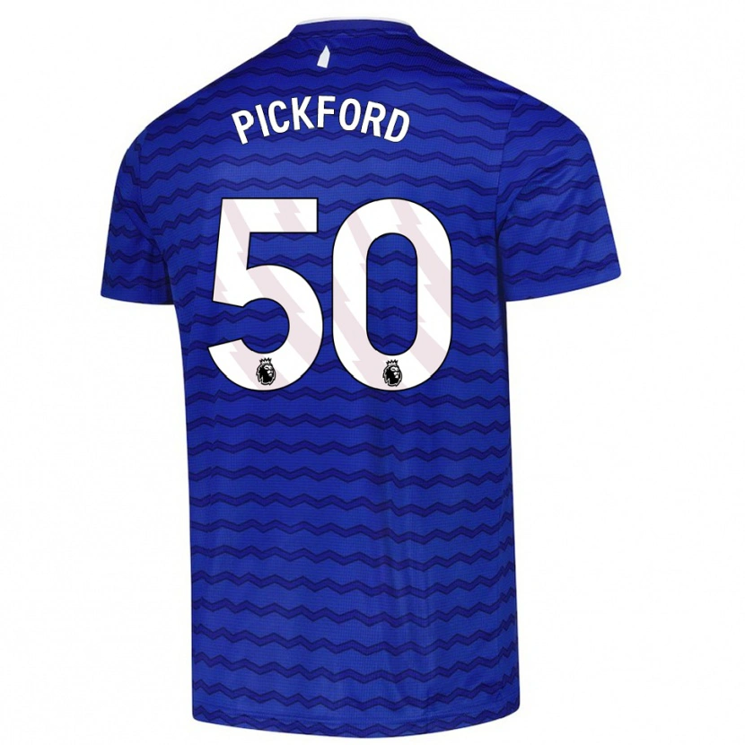 Danxen Herren George Pickford #50 Blau Marineblau Heimtrikot Trikot 2025/26 T-Shirt Schweiz