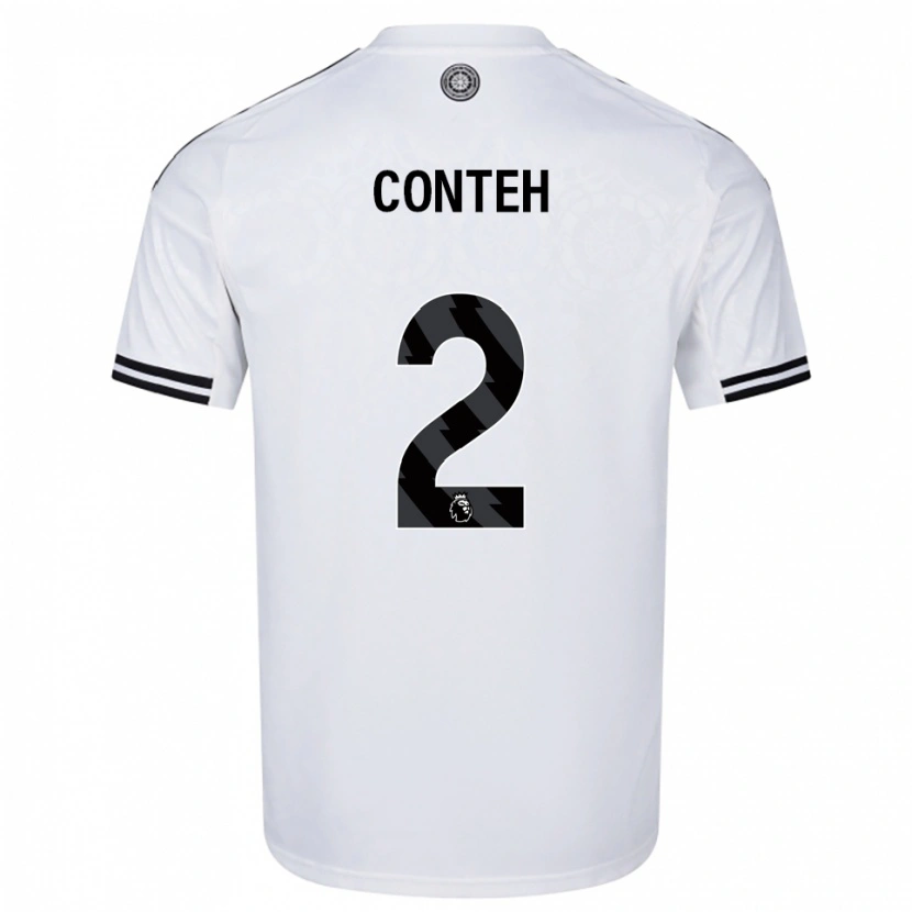 Danxen Herren Daniel Conteh #2 Weiß Schwarz Heimtrikot Trikot 2025/26 T-Shirt Schweiz