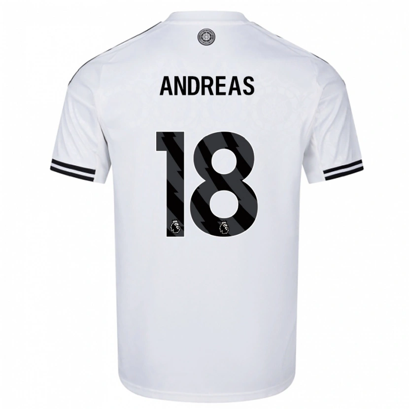 Danxen Herren Andreas Pereira #18 Weiß Schwarz Heimtrikot Trikot 2025/26 T-Shirt Schweiz