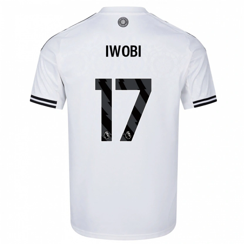 Danxen Herren Alex Iwobi #17 Weiß Schwarz Heimtrikot Trikot 2025/26 T-Shirt Schweiz
