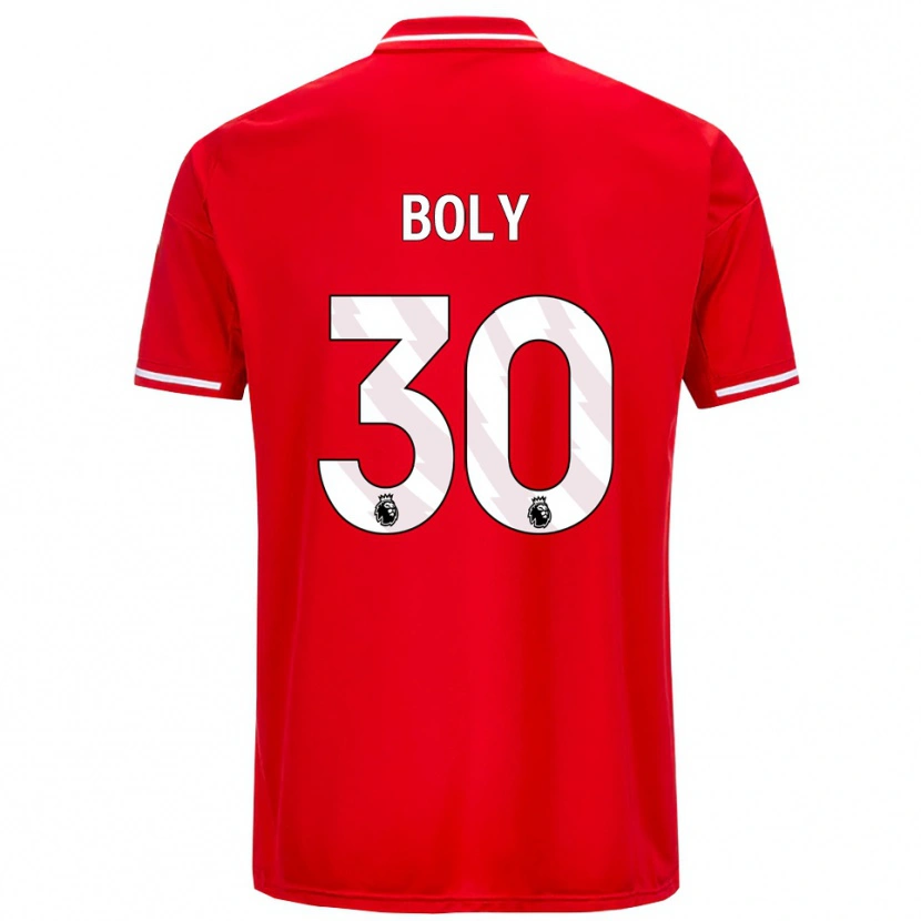 Danxen Herren Willy Boly #30 Rot Weiß Heimtrikot Trikot 2025/26 T-Shirt Schweiz