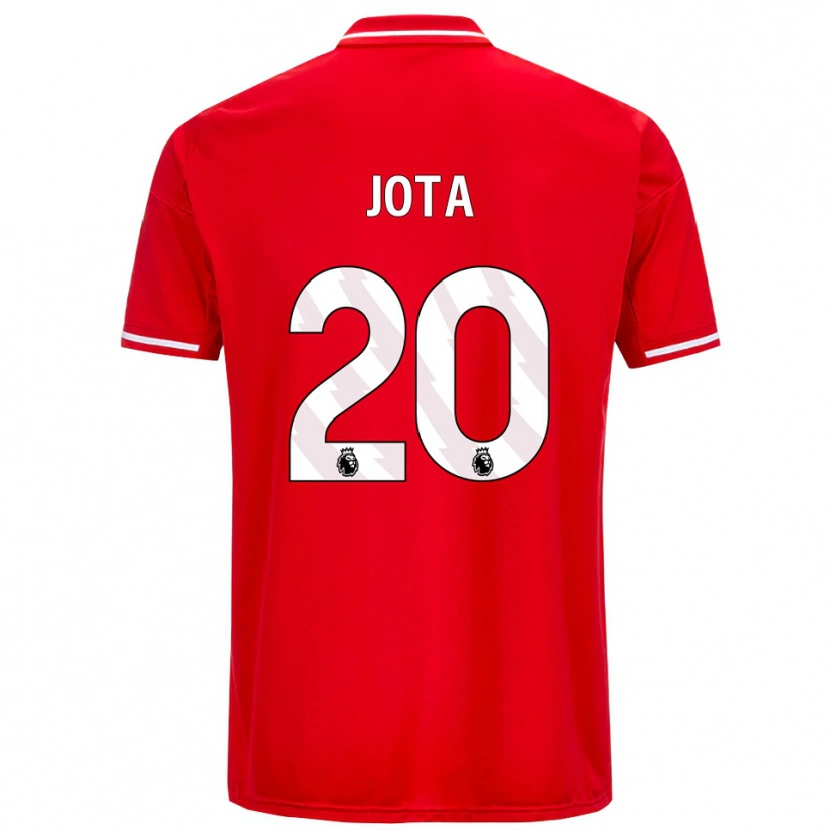 Danxen Herren Jota Silva #20 Rot Weiß Heimtrikot Trikot 2025/26 T-Shirt Schweiz