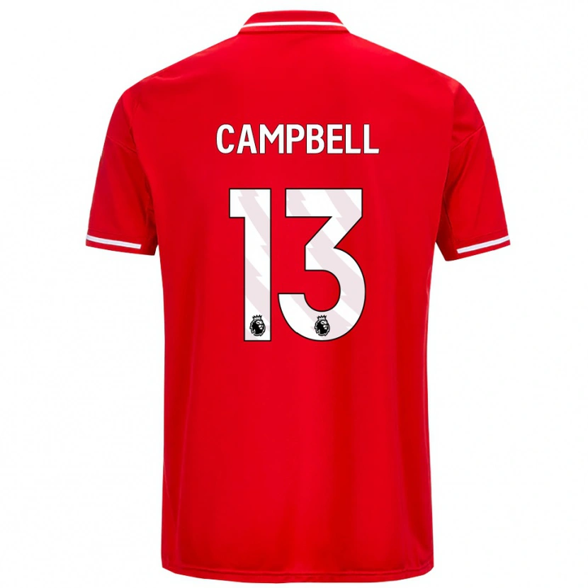 Danxen Herren Luke Campbell #13 Rot Weiß Heimtrikot Trikot 2025/26 T-Shirt Schweiz