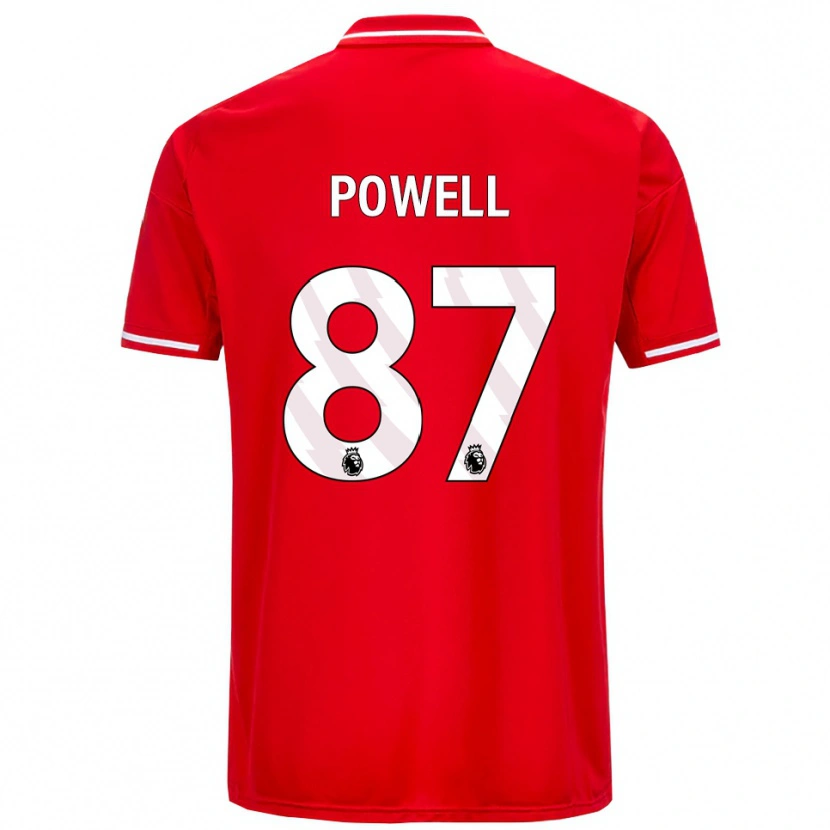 Danxen Herren Jayden Powell #87 Rot Weiß Heimtrikot Trikot 2025/26 T-Shirt Schweiz