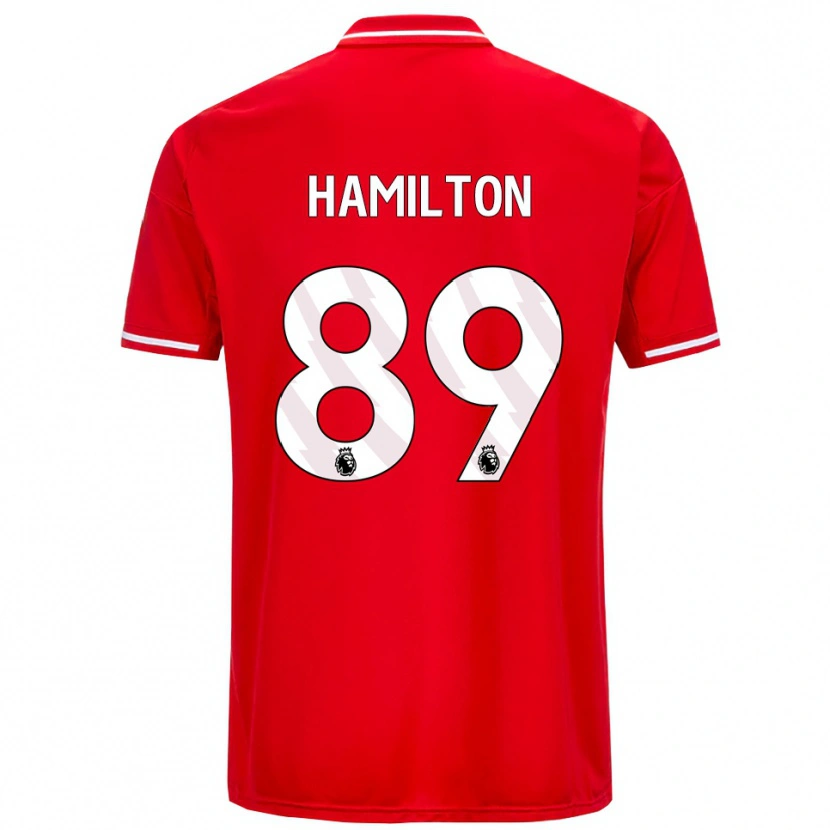 Danxen Herren Scott Hamilton #89 Rot Weiß Heimtrikot Trikot 2025/26 T-Shirt Schweiz