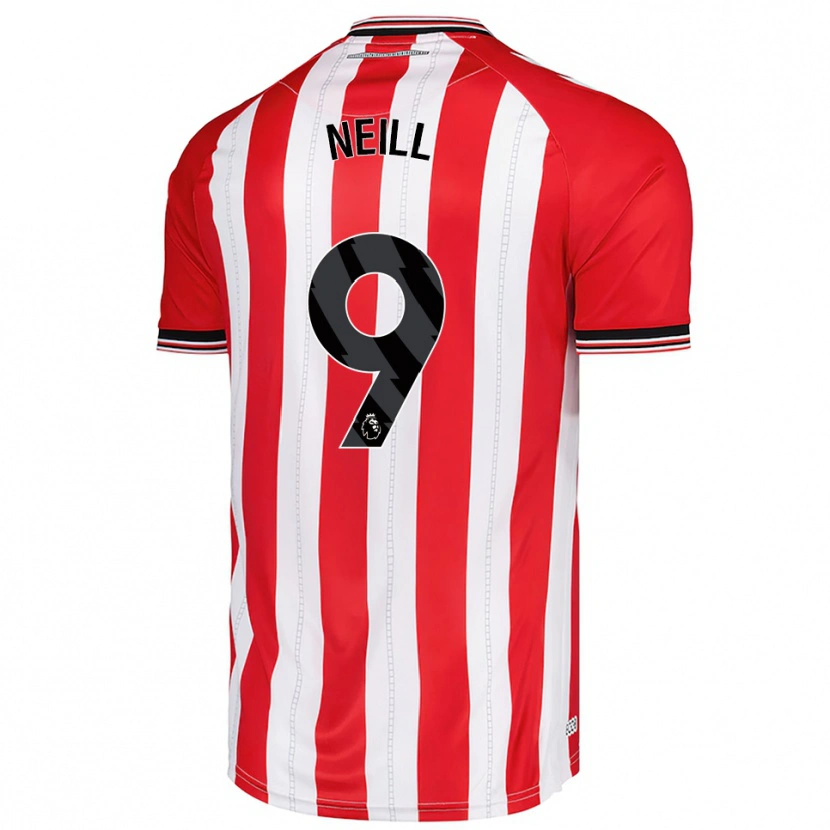 Danxen Herren Marcus Neill #9 Rot Weiß Heimtrikot Trikot 2025/26 T-Shirt Schweiz