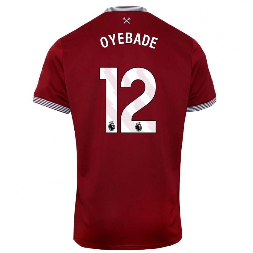 Danxen Herren Rayan Oyebade #12 Burgunderrot Weiß Heimtrikot Trikot 2025/26 T-Shirt Schweiz