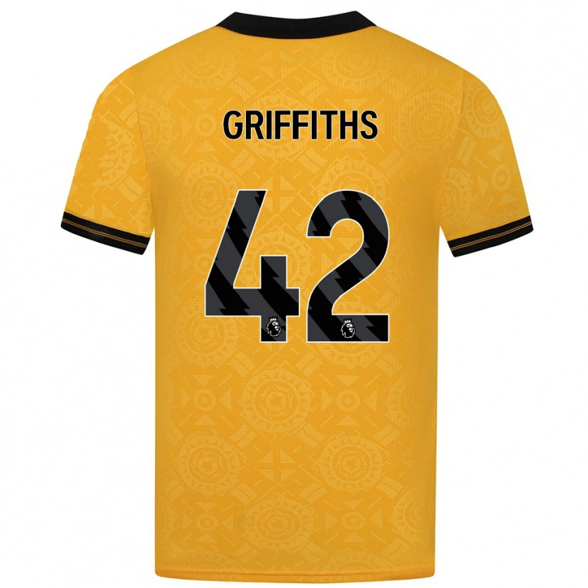 Danxen Herren Harvey Griffiths #42 Gelb Schwarz Heimtrikot Trikot 2025/26 T-Shirt Schweiz
