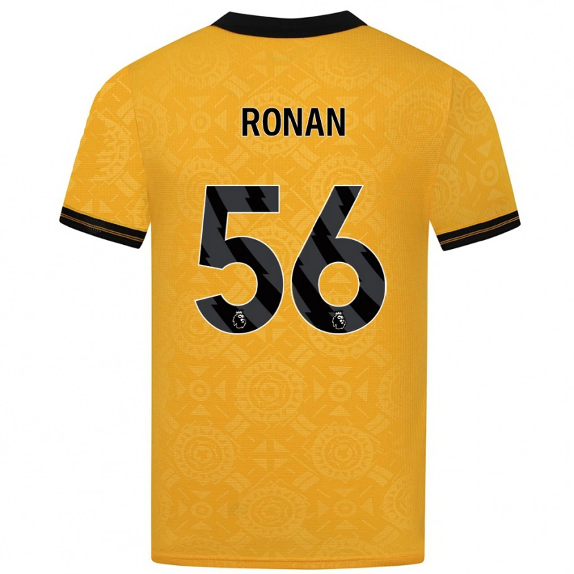 Danxen Herren Connor Ronan #56 Gelb Schwarz Heimtrikot Trikot 2025/26 T-Shirt Schweiz