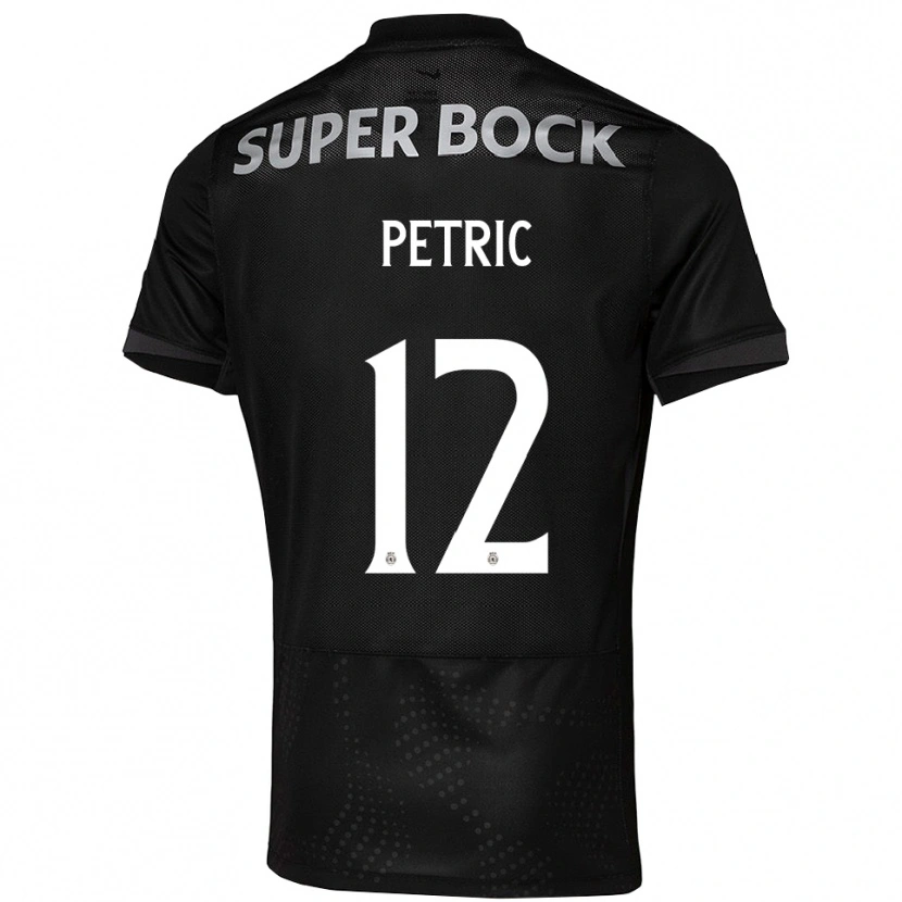 Danxen Herren Luka Petric #12 Schwarz Weiß Auswärtstrikot Trikot 2025/26 T-Shirt Schweiz