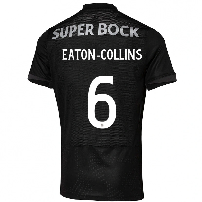 Danxen Herren Georgia Eaton-Collins #6 Schwarz Weiß Auswärtstrikot Trikot 2025/26 T-Shirt Schweiz