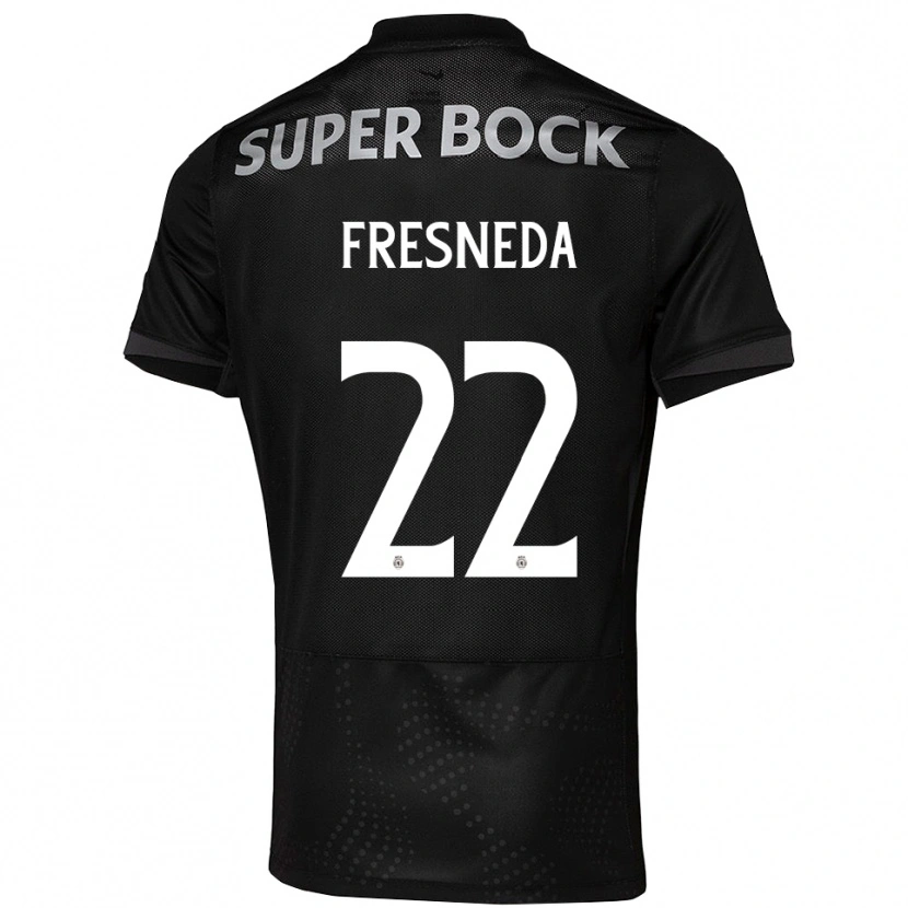 Danxen Herren Iván Fresneda #22 Schwarz Weiß Auswärtstrikot Trikot 2025/26 T-Shirt Schweiz