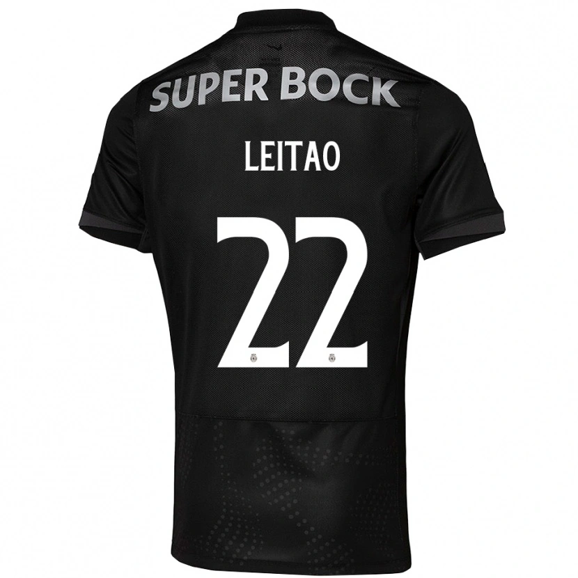 Danxen Herren Tiago Leitão #22 Schwarz Weiß Auswärtstrikot Trikot 2025/26 T-Shirt Schweiz