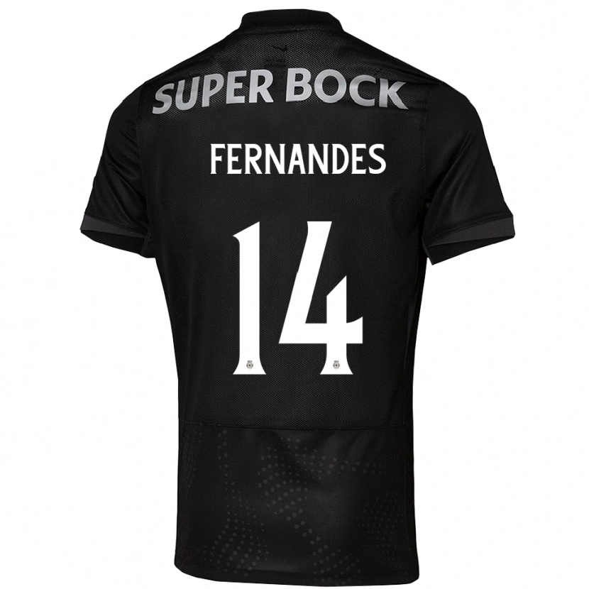 Danxen Herren Santiago Fernandes #14 Schwarz Weiß Auswärtstrikot Trikot 2025/26 T-Shirt Schweiz