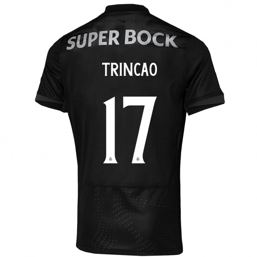 Danxen Herren Francisco Trincão #17 Schwarz Weiß Auswärtstrikot Trikot 2025/26 T-Shirt Schweiz