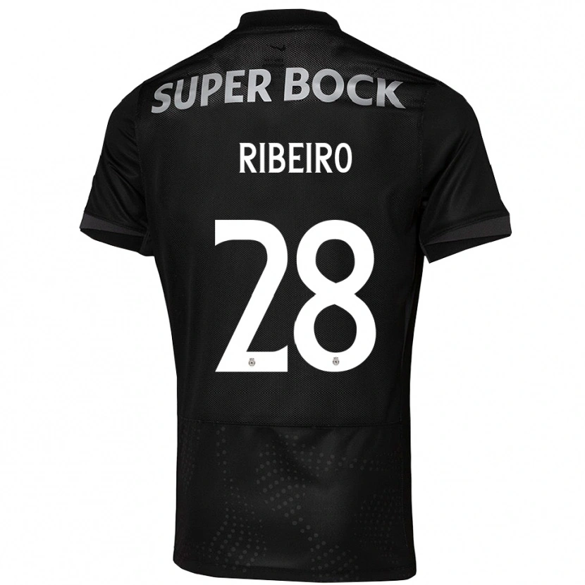 Danxen Herren Rodrigo Ribeiro #28 Schwarz Weiß Auswärtstrikot Trikot 2025/26 T-Shirt Schweiz