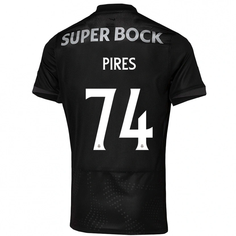 Danxen Herren Guilherme Pires #74 Schwarz Weiß Auswärtstrikot Trikot 2025/26 T-Shirt Schweiz