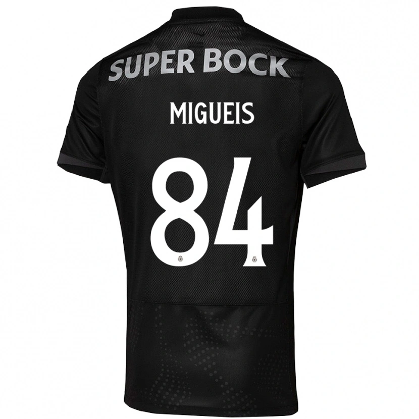 Danxen Herren Pedro Miguéis #84 Schwarz Weiß Auswärtstrikot Trikot 2025/26 T-Shirt Schweiz