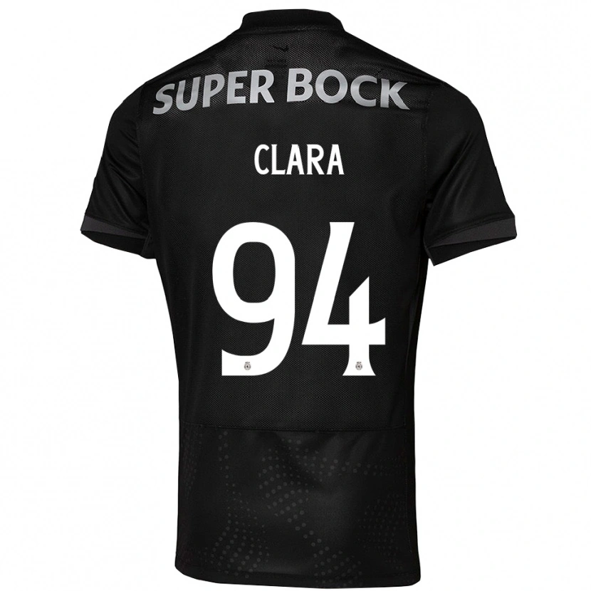 Danxen Herren Diogo Clara #94 Schwarz Weiß Auswärtstrikot Trikot 2025/26 T-Shirt Schweiz