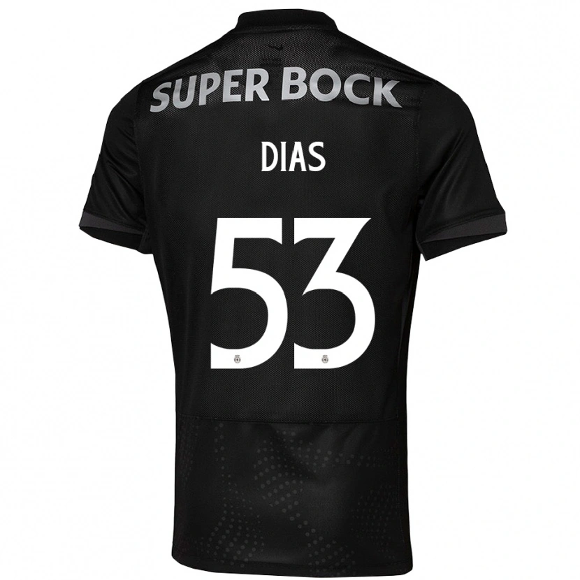 Danxen Herren Rodrigo Dias #53 Schwarz Weiß Auswärtstrikot Trikot 2025/26 T-Shirt Schweiz