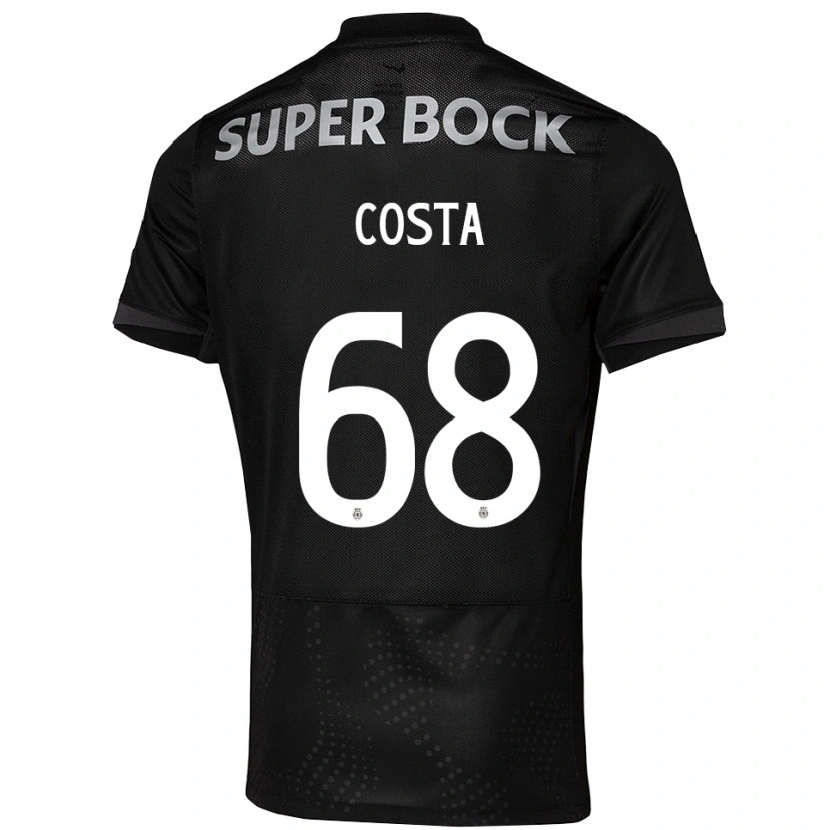 Danxen Herren Daniel Costa #68 Schwarz Weiß Auswärtstrikot Trikot 2025/26 T-Shirt Schweiz
