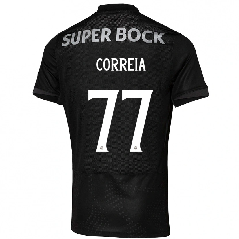Danxen Herren Alícia Correia #77 Schwarz Weiß Auswärtstrikot Trikot 2025/26 T-Shirt Schweiz