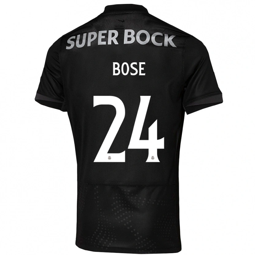 Danxen Herren Ria Bose #24 Schwarz Weiß Auswärtstrikot Trikot 2025/26 T-Shirt Schweiz