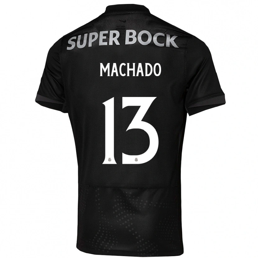Danxen Herren Francisco Machado #13 Schwarz Weiß Auswärtstrikot Trikot 2025/26 T-Shirt Schweiz
