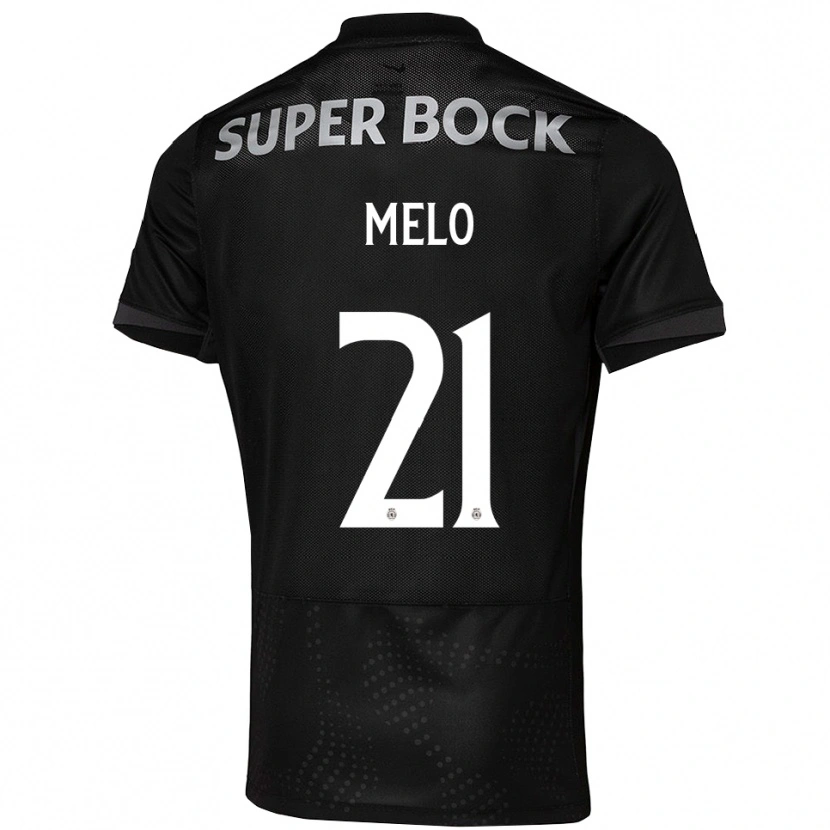 Danxen Herren Gabriel Melo #21 Schwarz Weiß Auswärtstrikot Trikot 2025/26 T-Shirt Schweiz