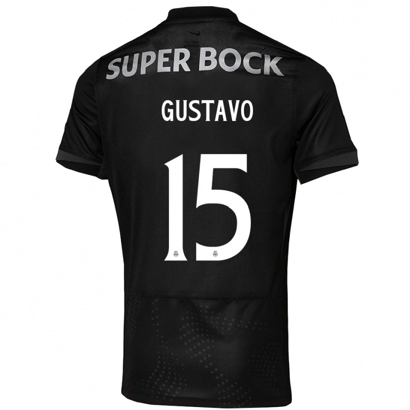 Danxen Herren Luís Gustavo #15 Schwarz Weiß Auswärtstrikot Trikot 2025/26 T-Shirt Schweiz