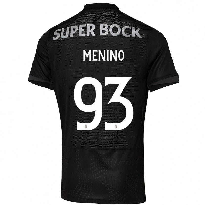 Danxen Herren Miguel Menino #93 Schwarz Weiß Auswärtstrikot Trikot 2025/26 T-Shirt Schweiz