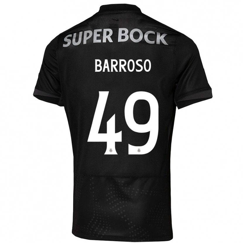 Danxen Herren Leonardo Barroso #49 Schwarz Weiß Auswärtstrikot Trikot 2025/26 T-Shirt Schweiz