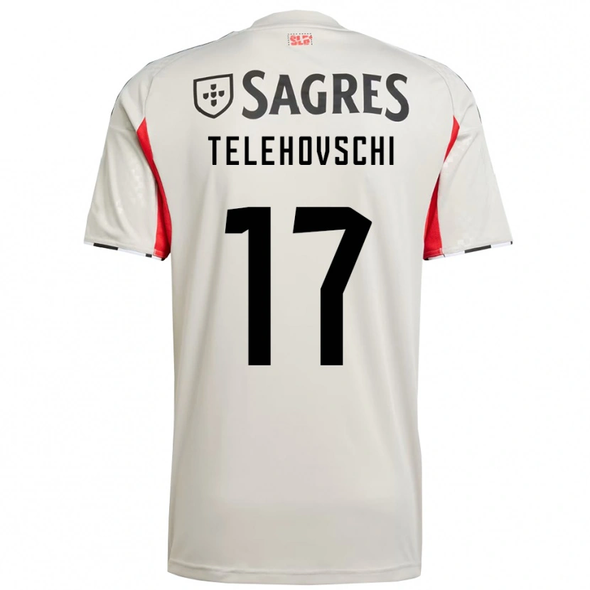 Danxen Herren Dinis Telehovschi #17 Creme Weiß Rot Auswärtstrikot Trikot 2025/26 T-Shirt Schweiz