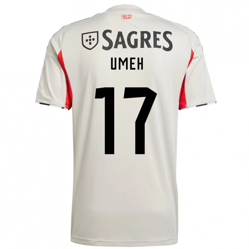 Danxen Herren Jaden Umeh #17 Creme Weiß Rot Auswärtstrikot Trikot 2025/26 T-Shirt Schweiz