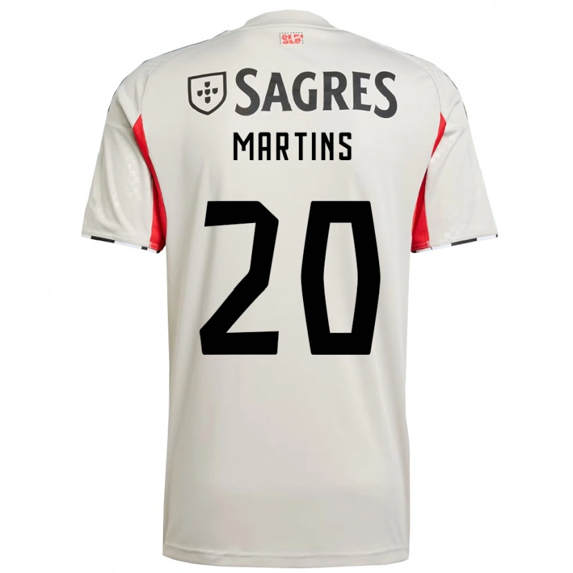Danxen Herren Lara Martins #20 Creme Weiß Rot Auswärtstrikot Trikot 2025/26 T-Shirt Schweiz