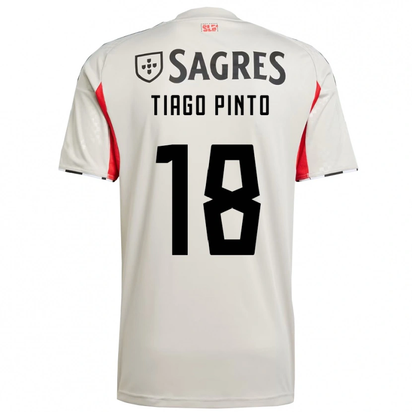 Danxen Herren Tiago Pinto #18 Creme Weiß Rot Auswärtstrikot Trikot 2025/26 T-Shirt Schweiz