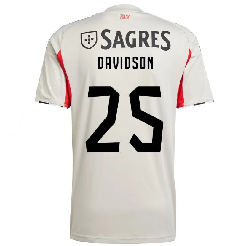 Danxen Herren Chandra Davidson #25 Creme Weiß Rot Auswärtstrikot Trikot 2025/26 T-Shirt Schweiz
