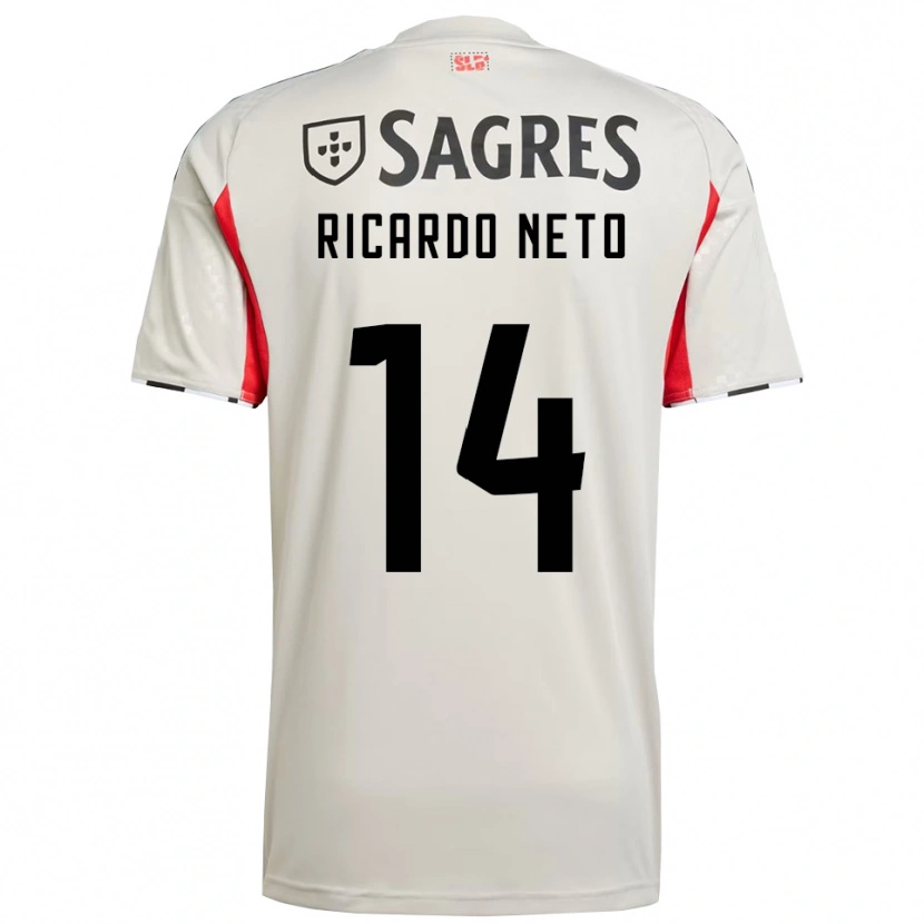 Danxen Herren Ricardo Neto #14 Creme Weiß Rot Auswärtstrikot Trikot 2025/26 T-Shirt Schweiz