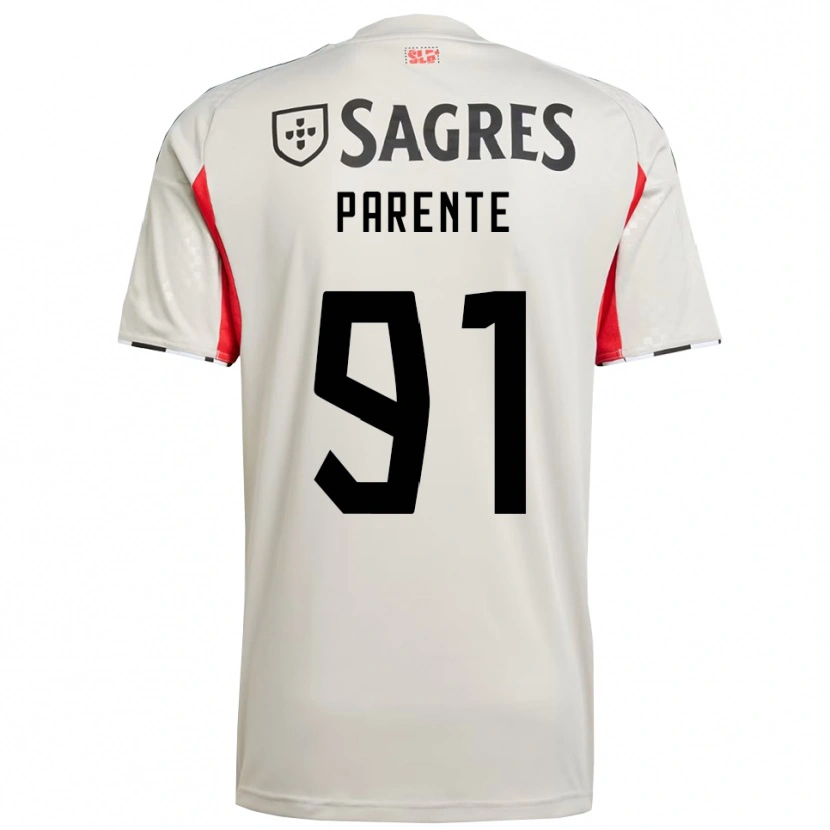 Danxen Herren Tiago Parente #91 Creme Weiß Rot Auswärtstrikot Trikot 2025/26 T-Shirt Schweiz
